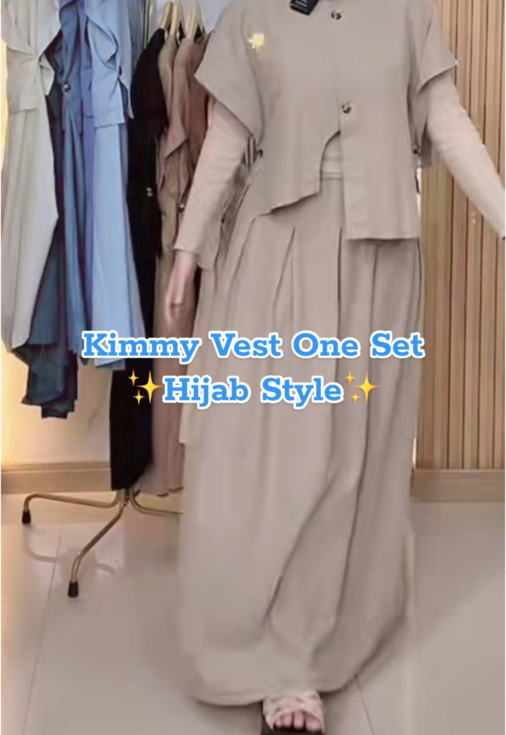 Kimmy Vest One Set Hijab Style