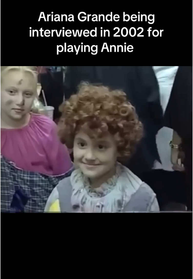 #arianagrande #fyp #annie #theatrekid #theatretiktok #foryou #2002 #throwback