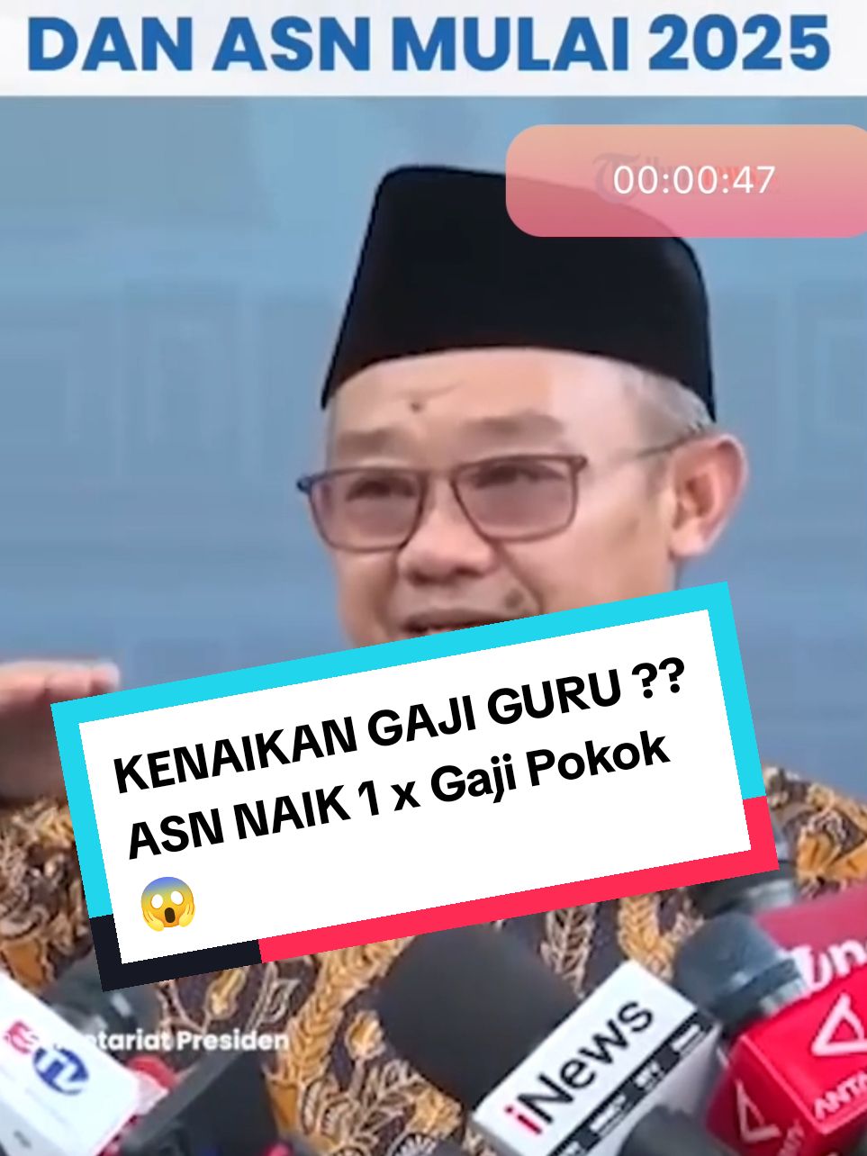 Kenaikan Gaji Guru, Non ASN dan ASN 😱, yuk disimak baik-baik !!! #ConSantanderConecto #gurutiktok #guru #gajiguru #naikgaji #gaji #prabowo @NAZZ-11👑 @zuryaniyani709 @niazah756 @jumihumairaroby @Ira Maulida @UPTD SDN 4 Juli 