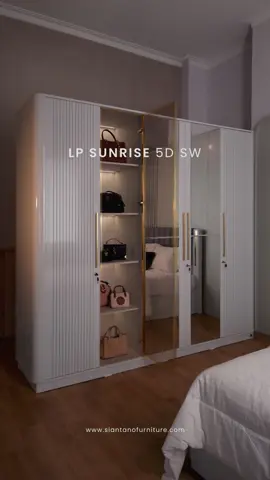 LP SUNRISE 5D SW // Lemari Pakaian // P.240 x L.60 x T.220 cm #furniture #design #furnituredesign #homedecor #Home #DIY #fyp #bed #decor #woodworking #bedroom #fyp #room #bedroomdesign #inspiration #bedroomdecor #RoomTour #aesthetic #viral #siantanofurniture #equityfurniture #furnitureindonesia #furnitureminimalis #lemari #dipan #nakas #dresser #mejarias 