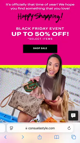 I absolutely LOVE all things @Consuela !!! #consuelastyle #consuelabags #consuela #MTRA #MakeTodayRidiculouslyAwesome #blackfriday #blackfridaydeals #blackfridaysale #shoponline 