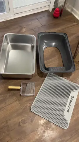 Stainless Steel Litter Box #litterbox #stainlesssteellitterbox #catsoftiktok #giftguide #tiktokshopblackfriday #tiktokshopcybermonday 