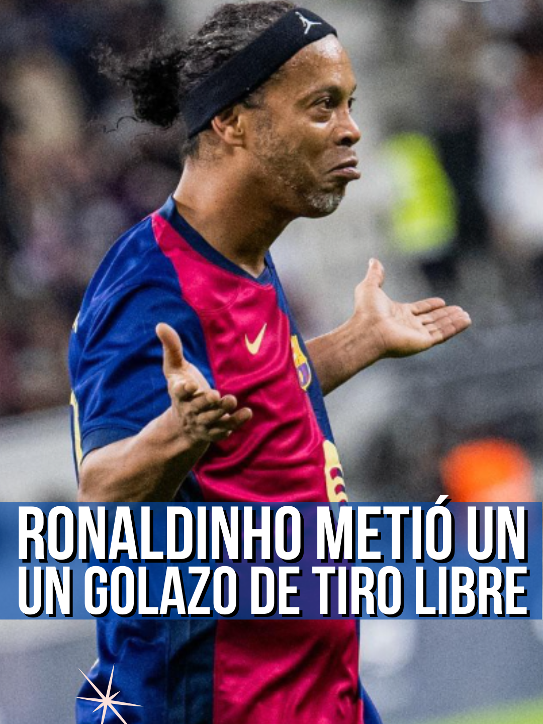 Ronaldinho metió un golazo de tiro libre a los 44 años 😱 #ronaldinho #ronaldinhogaucho #futbol #barcelona #leomessi #messi #lionelmessi #españa #realmadrid #madrid