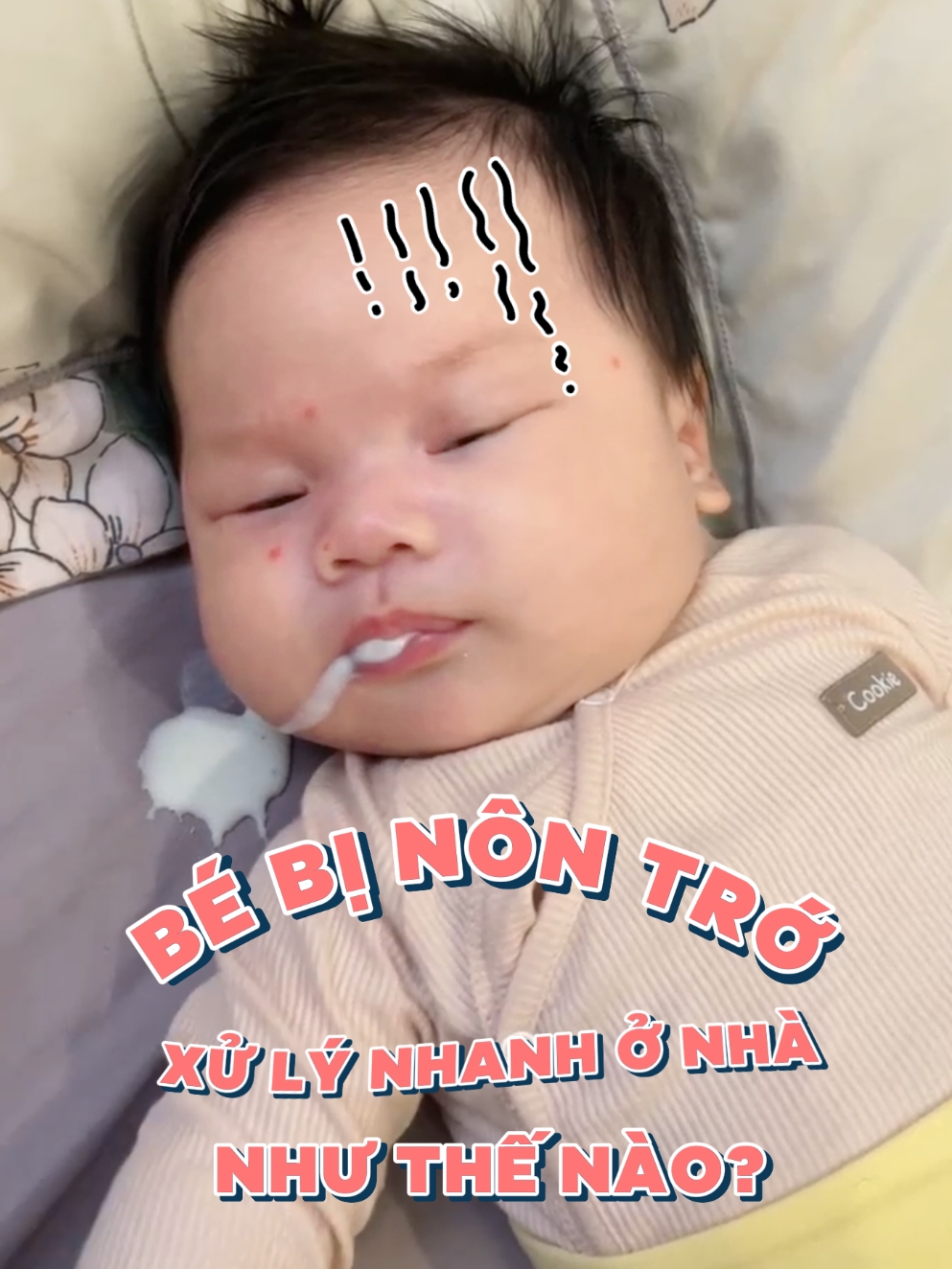 Hà Mã làm mẫu hướng dẫn các Mom xử lý nhanh tại nhà khi bé bị nôn trớ đây ạ 🥹🥹 #methuylamy #mebimsua #embedangyeu #tresosinh #LearnOnTikTok #nôn_trớ_sữa 