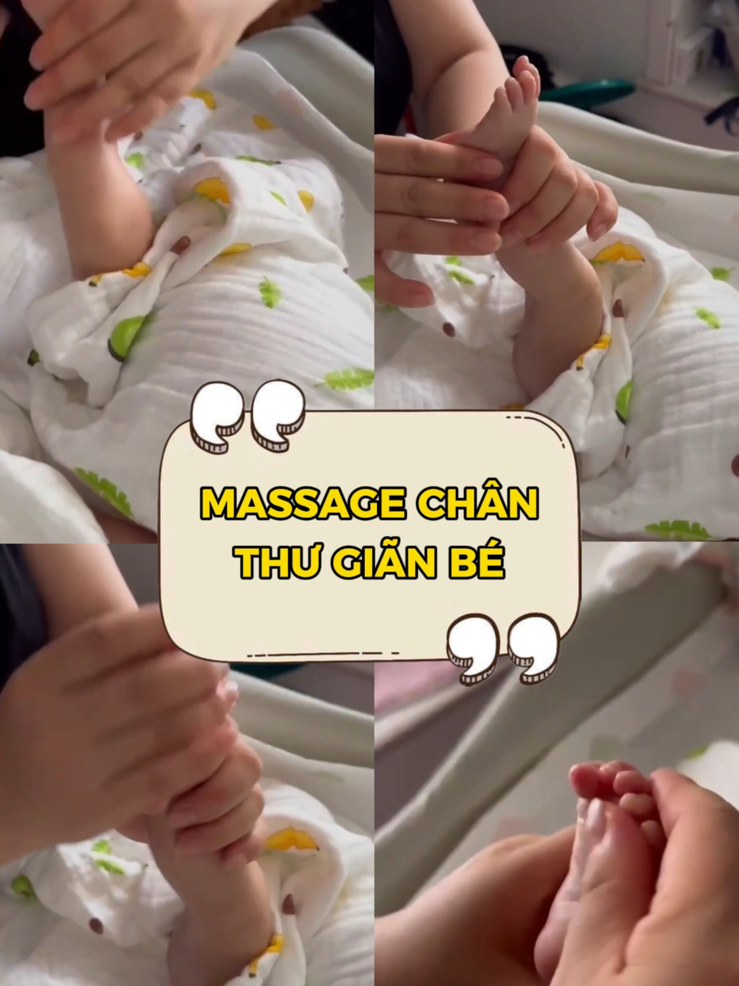 Mát xa chân cho bé với dầu mát xa của Mămmy mẹ đảm bảo yên tâm là không bết rít mà lại còn giúp bé dễ ngủ hơn nữa ạ #mammy #chamsocbeyeu #babycare #fyp #massagebe #massage #matxa #daumatxa