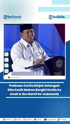 Presiden Prabowo Subianto menceritakan saat dirinya mengaku diejek saat mengusulkan program makan bergizi gratis untuk anak-anak sekolah dan ibu hamil.  #fyp #prabowosubianto #makansianggratis