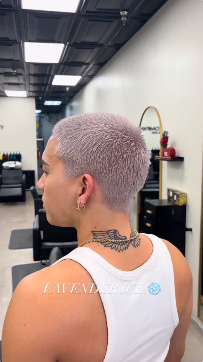 LAVENDER ICE color for my baby boy 🫶🏼  Booking for December now!  #hairtok #winter #gay #thanksgiving 