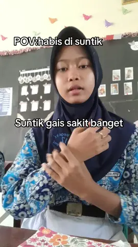 Zahra😭 #pov #habisdisuntik #imunisasi #smpstory🌻 #smp17 #smppitulas #sangabe 