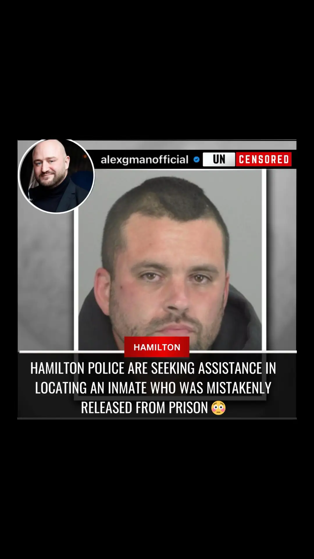 Hamilton Police are asking for the public’s help to locate 35-year-old Matthew O’Keefe, who was mistakenly released from the Hamilton-Wentworth Detention Centre. The error was discovered on Monday, shortly after his release.