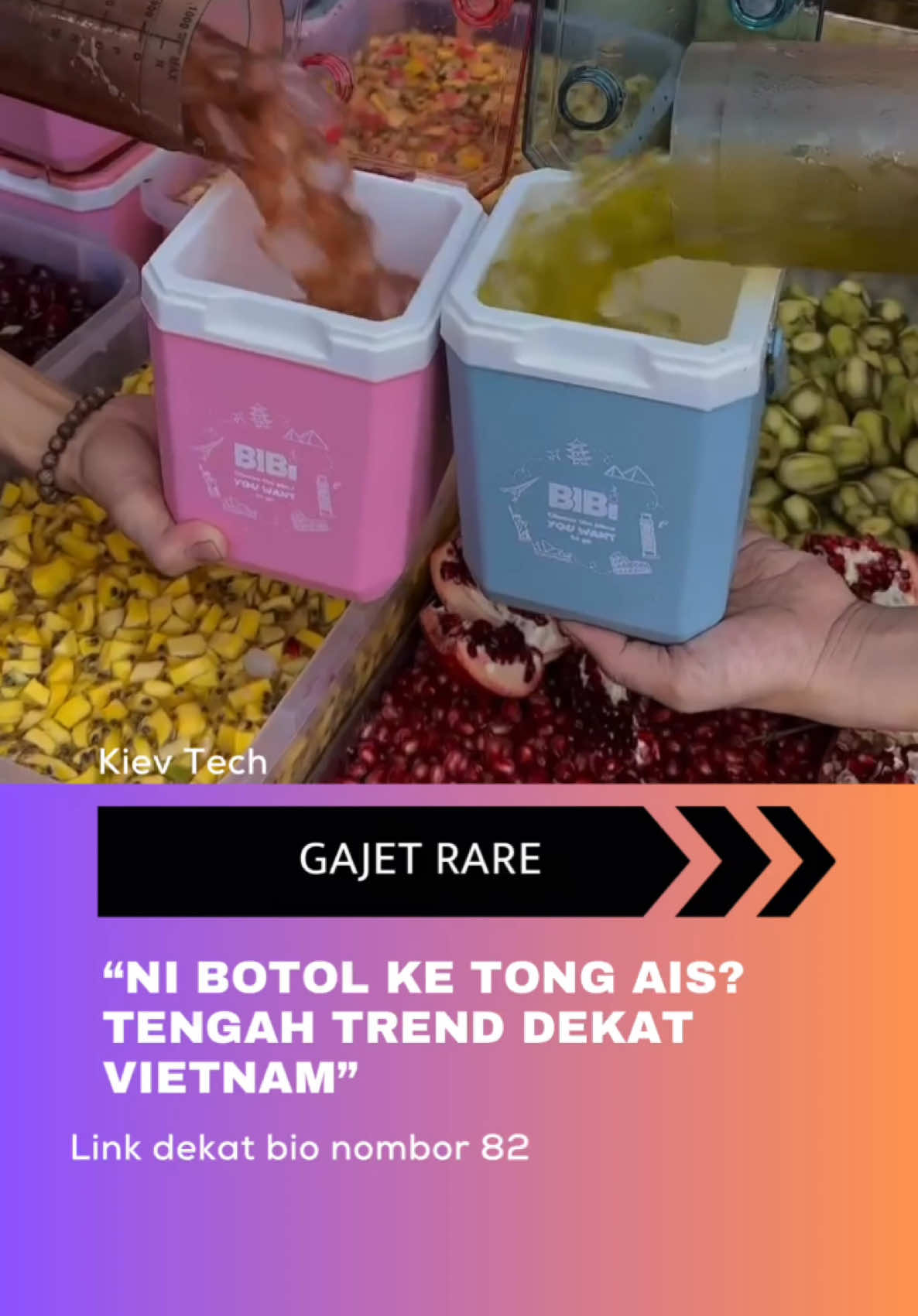 Tong ais ke botol? Link dekat bio nombor 82 #kievtech 