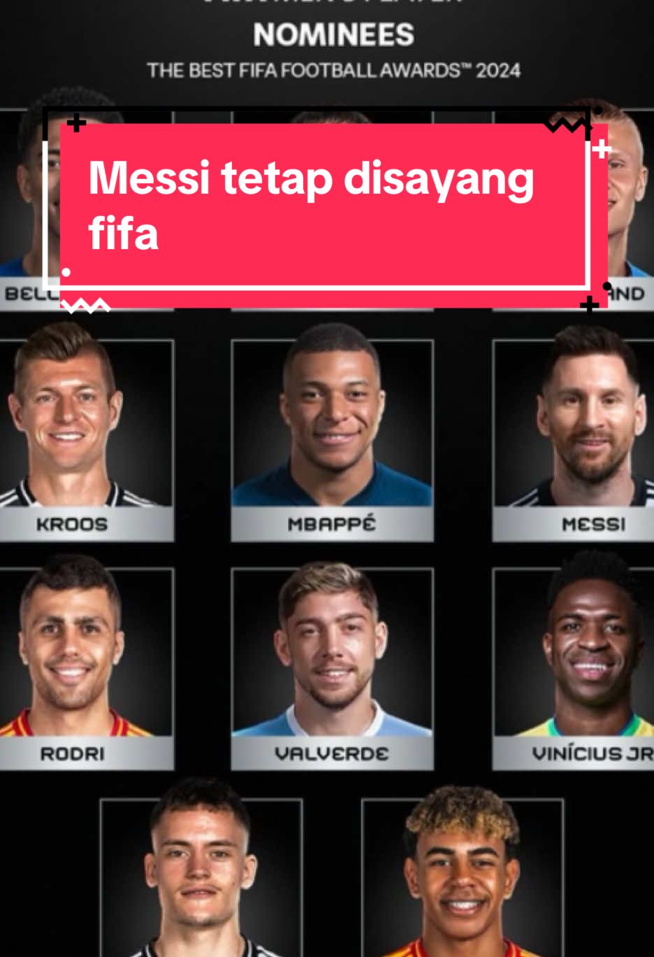 Messi masuk nominasi fifa best men player. Aku sih gak kaget yah guys. Namanya bapak akan selalu sayang dengan anaknya #messi #fifabestmensplayer2024 #fifa 