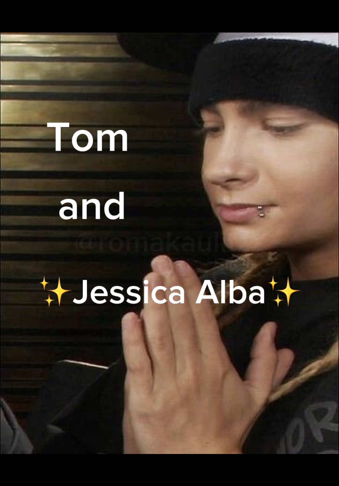 Tom and his obsession with jessica alba  #tomkaulitz #tomkaulitzedit #tokiohotelfan #2000s #viral #tom #jessicaalba #fyp #fypシ゚ #tokiohotel #viraltiktok 