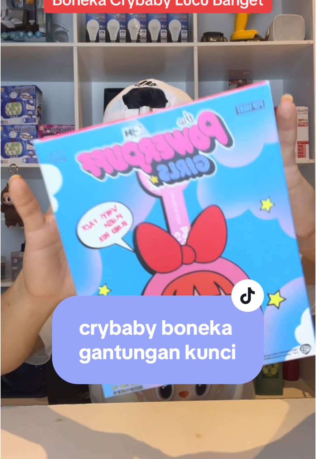 Crybaby boneka gantungan kunci #crybaby #boneka #popmart #bonekalucu #gantungankunci 