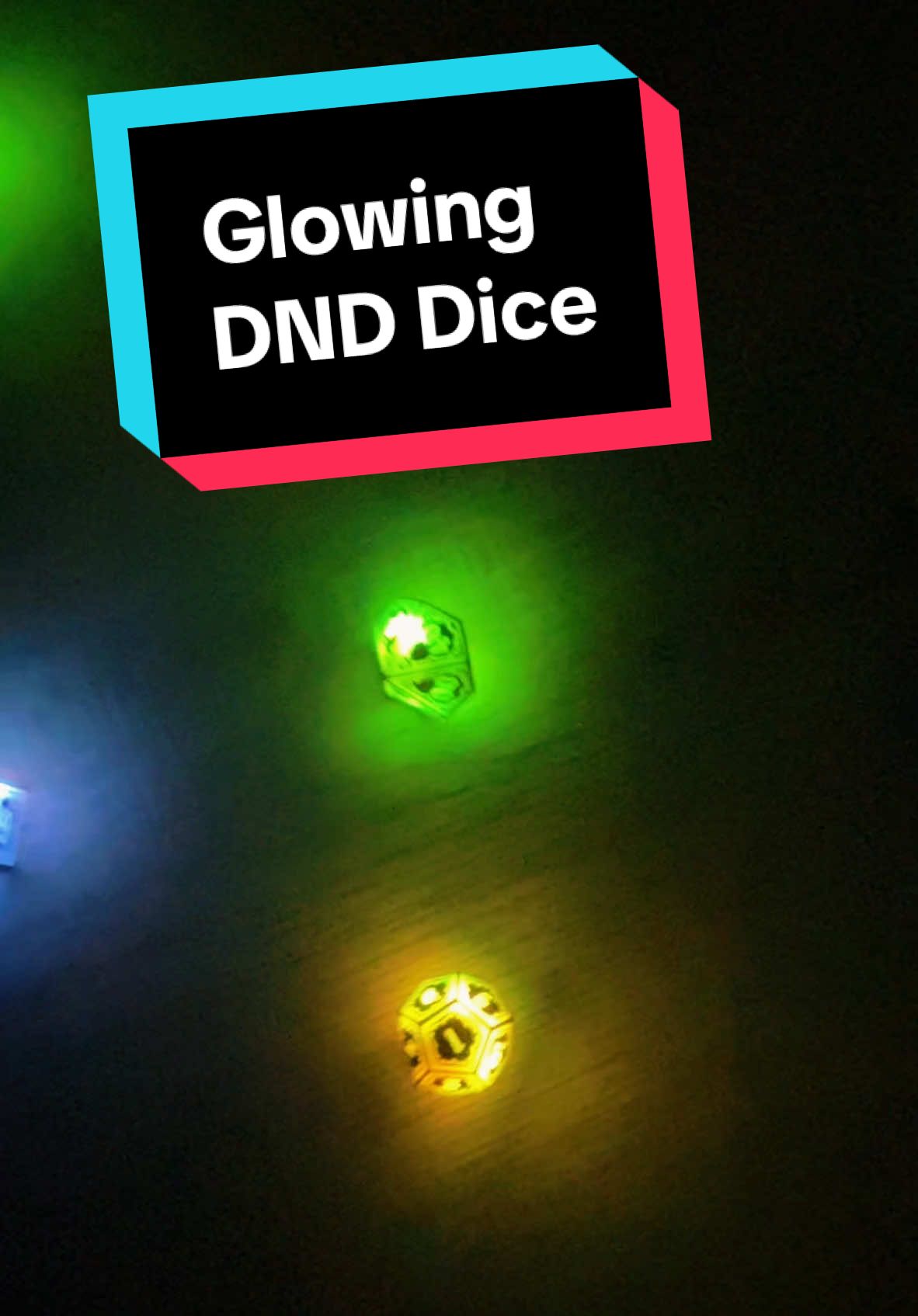 DND Dice - Glow in the Dark - #jason_norcross #dnd #dndtiktok #dnddice 