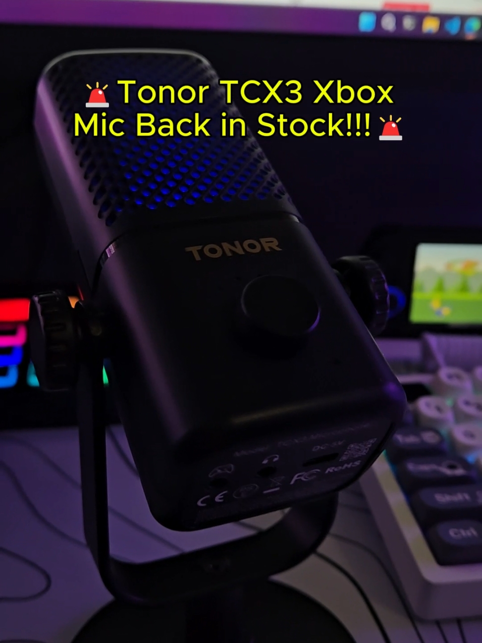 Replying to @tyrekmatthewsYou don't want to miss out on this Tonor TCX3 for a second time. This is a standalone microphone for your Xbox that gives you a crisp clean sound for callouts or if you just need a mic upgrade to sound better with beautiful RGB and touch controls. This is perfect for people who don't like headsets and just use headphones to game but still want the ability to voice chat. #tonor #tcx3 #xbox #series #x #microphone #mic #monitoring #quality #gaming #voice #chat #rgb #tech #techtok #tiktokshopblackfriday 