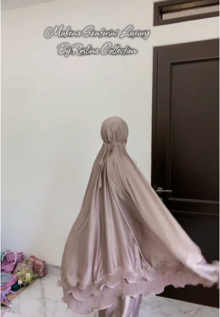 Mukena silk yg jumbo😍🥰 #mukenajumbo #belilokal #fypage 