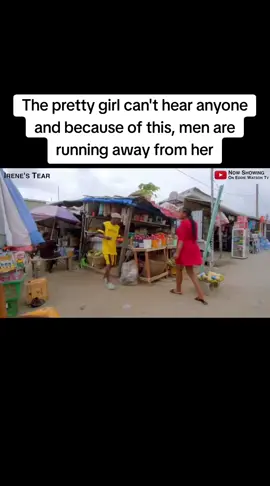 The pretty girl can't hear anyone and because of this, men are running away from her#irenetears #viral #nollywoodmovies 