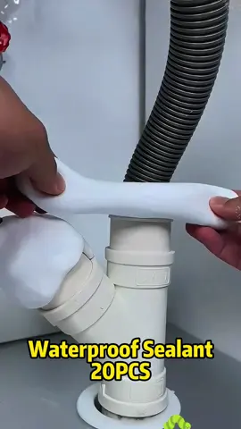 No water leakage 20PCS Waterproof Silicon Sealant Wall Hole Adhesive Plasticine Sealant Clay Air Conditioning Hole Repair Sealant Mud Wall Hole Water Proof Sealing Glue
