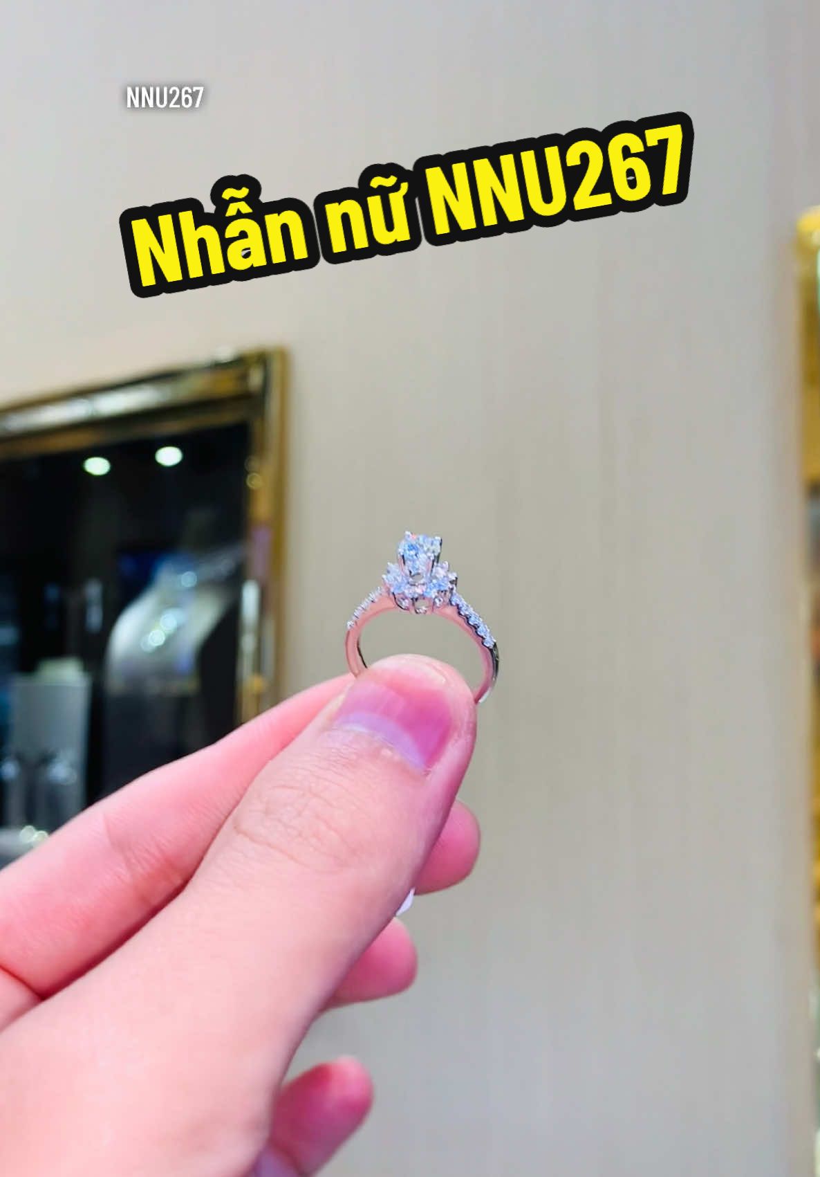 Nhẫn kim cương nhẹ nhàng siêu xinh vỏ nhẫn chỉ #2xtr #tamluxury #tamluxurydiamondjewelry #trangsuc #kimcuong #nhẫnđẹp #xuhuongtiktok 