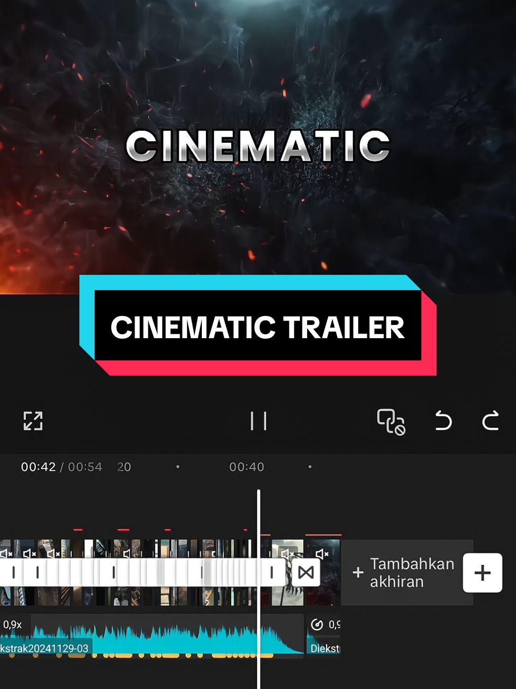 CINEMATIC TRAILER#templatecapcut #trailer #teaser #action #fyp #foryou #fypsore #sinematik #cinematic #videography #traileredit @KZKI template 