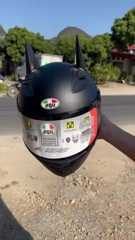 Mũ Bảo Hiểm Fullface AGU A138 đen nhám sừng batman Đuôi Gió - Tặng Túi Vải - Hàng Chính Hãng Bảo Hành 12 Tháng - Sản Phẩm Thời Trang Và Cao Cấp#mũbaohiem #xuhuong2024 #topbanchay #treanding 