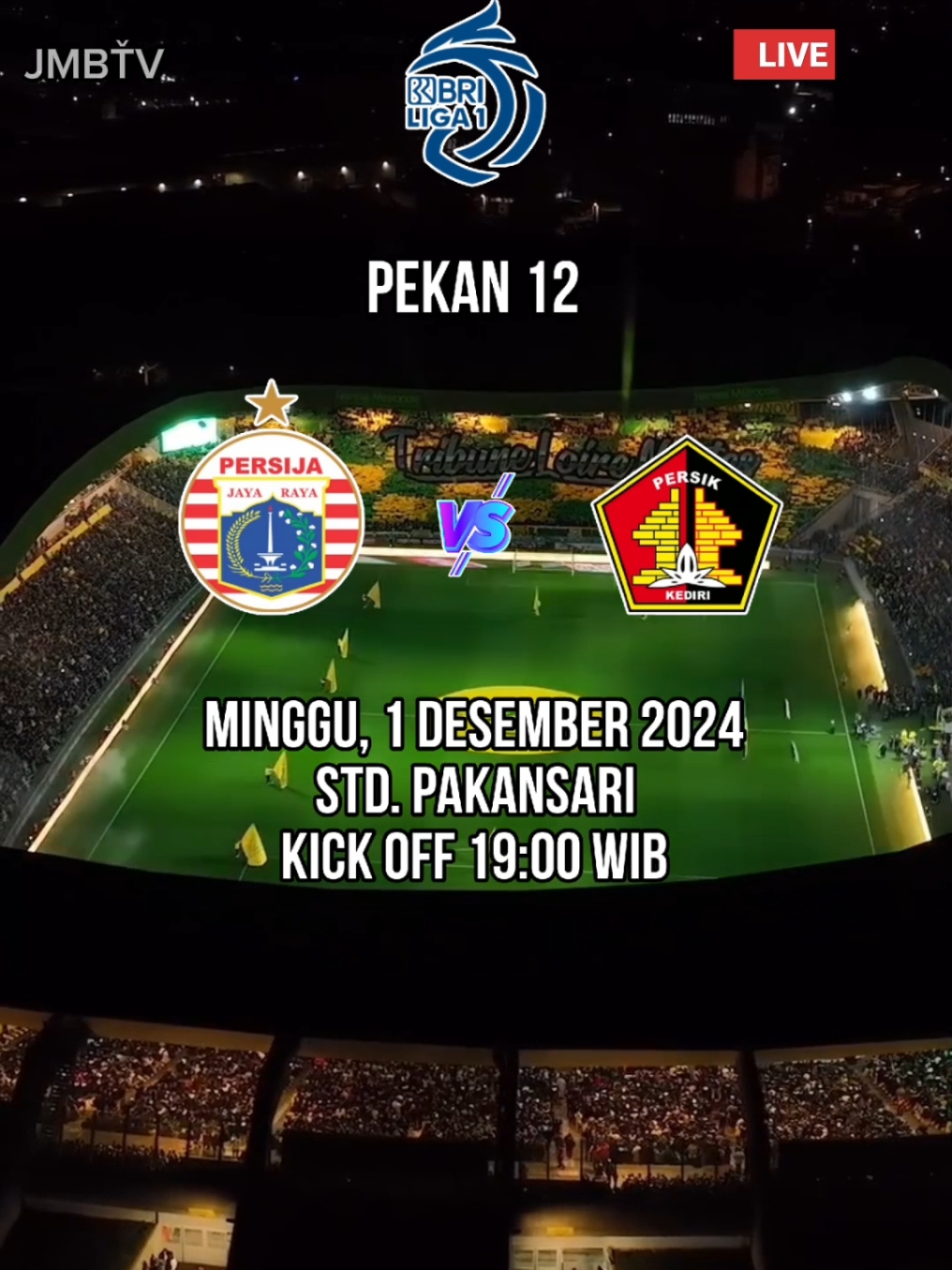 JADWAL PERSIJA VS PERSIK | BRI LIGA1 2024 PEKAN 12 #PERSIJA #persikkediri #thejakmania #pssi