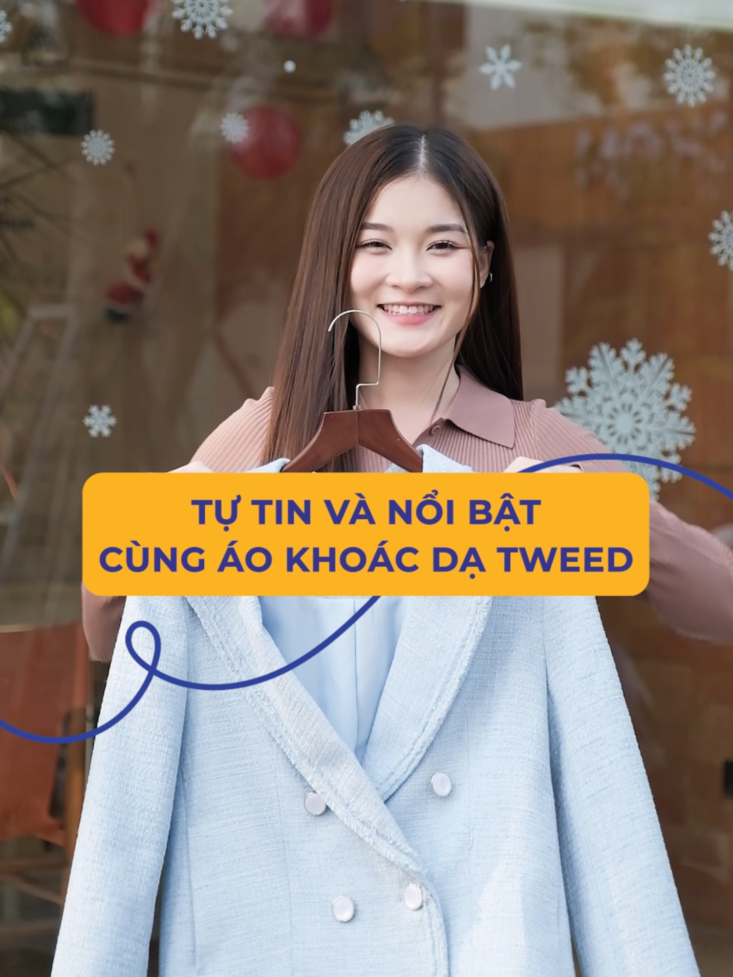 Tự tin và nổi bật cùng áo khoác dạ tweed cho chị em #YODY #YODYEverydayWear #Lookgood #Feelgood #Tudo #Chuyendong