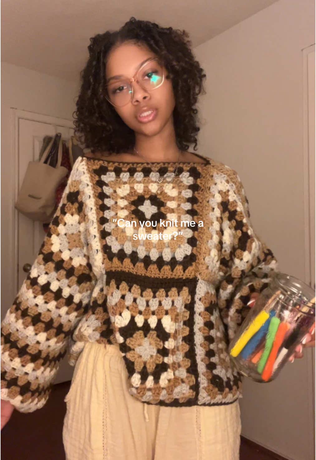 You don’t even know me. #fypシ゚viral #crochetersoftiktok #crochettok #customorder #crochetgrannysquare 