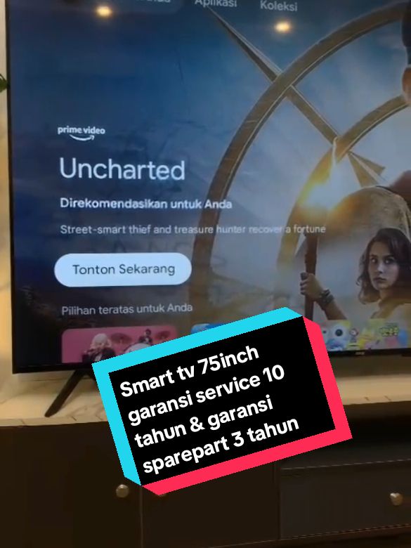 Ini dia smart tv 75inch buatan dalam negri dengan resolusi 4K UHD membuat pengalaman menonton dengan keluarga lebih mengesankan dengan berbagai macam fiture #smarttv #nonton #tv #spc #fyp 
