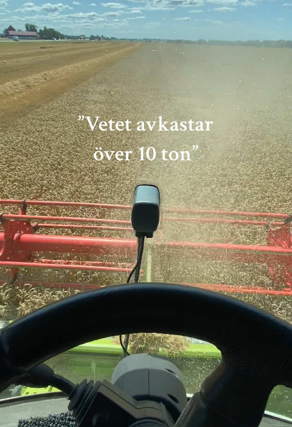 Saknar skörden!😩😍🌾 #gpsfrida #lantbruk #agriculture #claas #johndeere #uppsala #spannmål #vete 