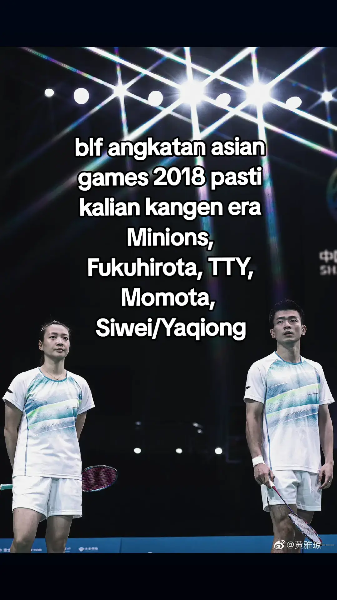 mimin angkatan IO 2018 juga kangen 🥺 #badminton #badminlovworld #asiangames2018 