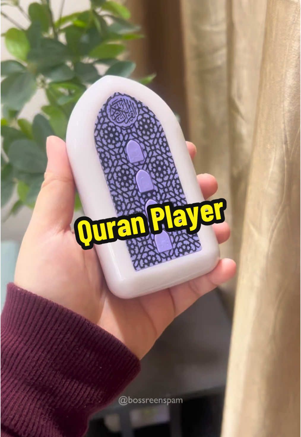 Wajib ada 1 dekat rumah 🥰#quranplayer #quranspeaker #zikirplugin 