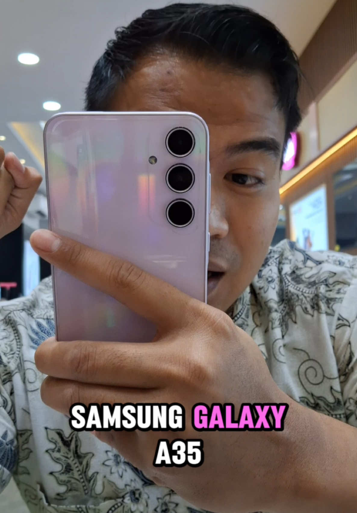 Seriusan ni hp kameranya bening dan stabil 🥰🥰 #gadget #samsungA35 #fyp 