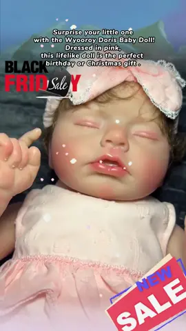This reborn baby doll is so lifelike!#christmasgift  #falldealsforyou  #tiktokshopblackfriday  #blackfriday  #blackfridaydeals  #christmasgiftideas  #treasurefinds  #birthdaygift  
 #babydoll  #lifelikebabydoll  #rebornbabydoll  #rebornbaby  #toysforgirl 