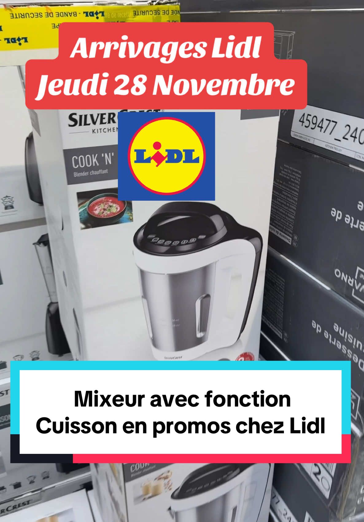 Arrivage Lidl jeusi 28 Novembre  promos black Friday  #tiktok #pourtoiii #shopping_by_Fouzia #Lidl #arrivage #promos#promosfriday#france🇫🇷 #cuisine 