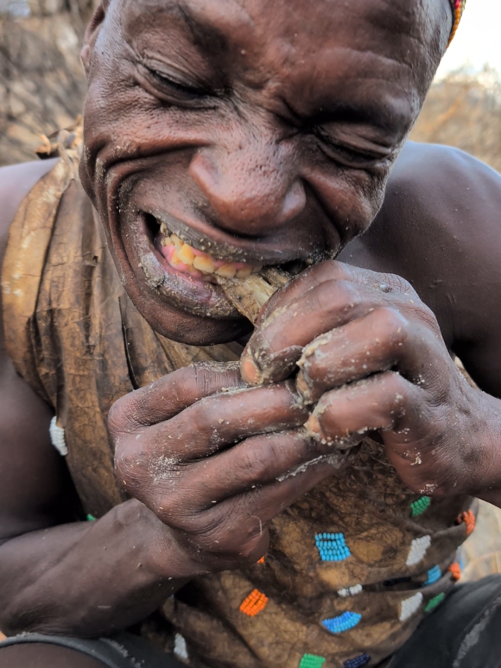 Wow That's incredible delicious food made by hadzabe tribe middle of nowhere without any spices 😋‼️😲#africastories #hadzabetribe #tiktokindia #USA #UK 