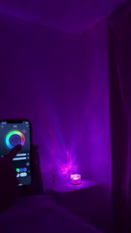 Your room might also need this ambient light because it’s really beautiful. You can control it with a phone app, and it syncs with the music, creating a super relaxing vibe! #oceanwavelamp#waterripplelamp #oceanwavelight #waterripplelight #waterripple #galaxyprojector #auroralight #auroralamp