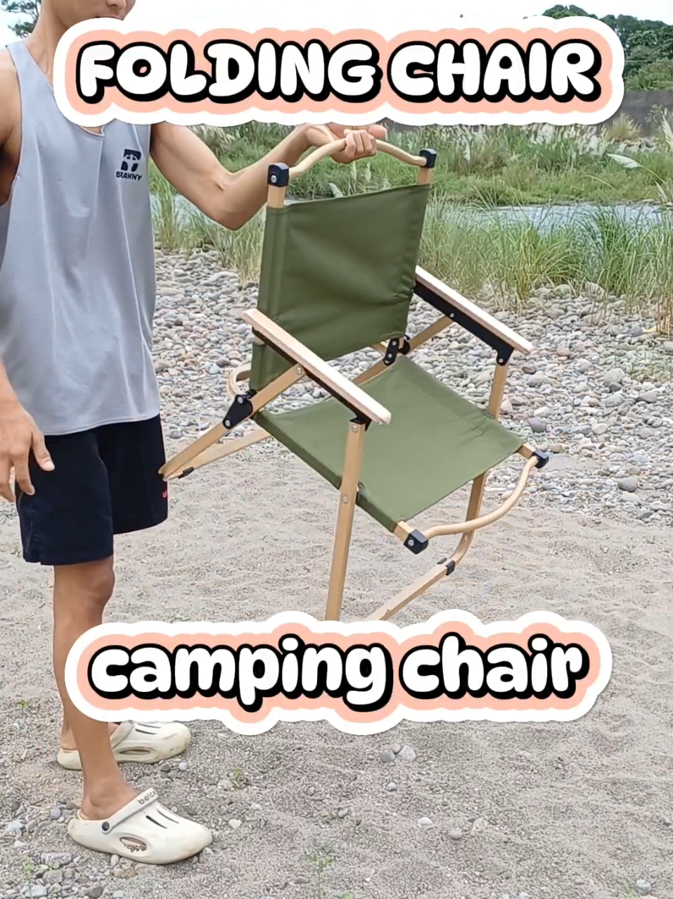 FOLDING CHAIR CAMPING CHAIR. komportable at relaxing talaga gamitin lalo na pag nag outdoor activities tayo. madali lang bitbitin.200kg capacity kaya nia. #FOLDINGCHAIR #CAMPINGCHAIR #CHAIR #fOLDABLECHAIR #campinglife #picnic #outing 