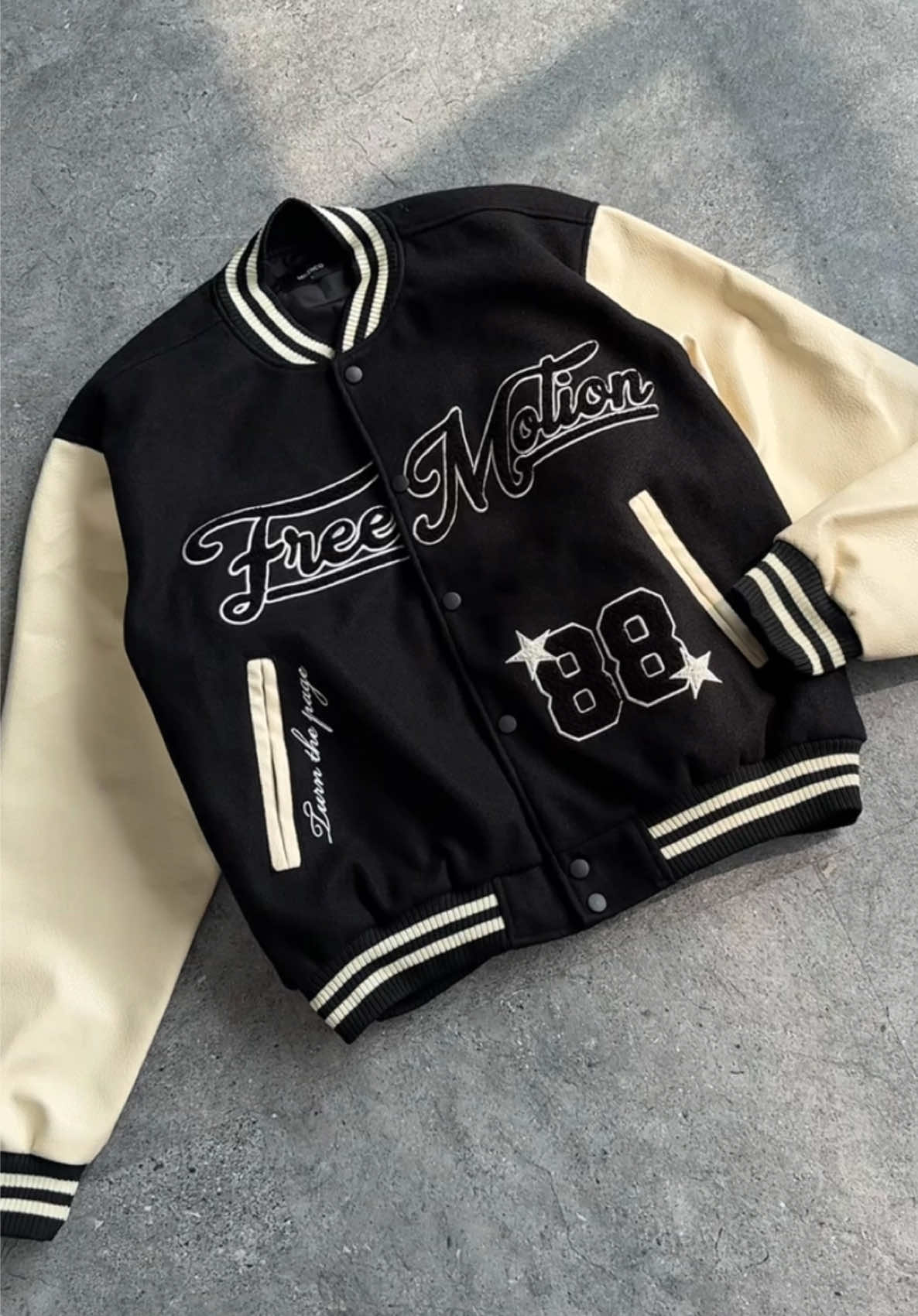 Free Motion #MIKENCO #varsity #newcollection #outfit 