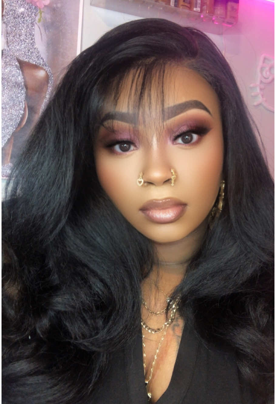 🎀Love a pink smokey eye🎀 . . . . . #makeuptutorial #makeuplook #pinksmokeyeye #woc #softglam #beautytips #GlowUp #makeuptherapy #fyp #blackgirlmakeup 