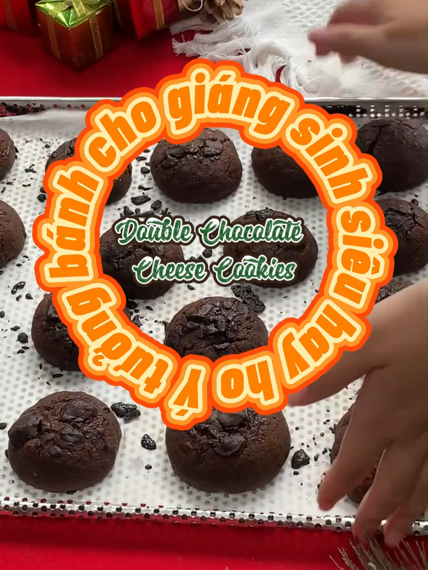 Bác nào chưa biết giáng sinh này làm món gì thì thử cái nì nhaaa 🍪 🍪 🍪 #baking #fyp #christmas #giangsinh #cookies #viral #LearnOnTikTok #noel #abbyofficial #abbydolambanh #xuhuong #chocolate #chocochips #chocochipcookies