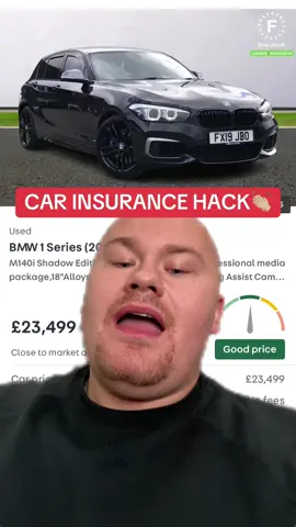 Car insurance hack 👏 #carsontiktok #carguy #carinsurance #carinsurancetips #carinsuranceuk #carinsurancehacks 