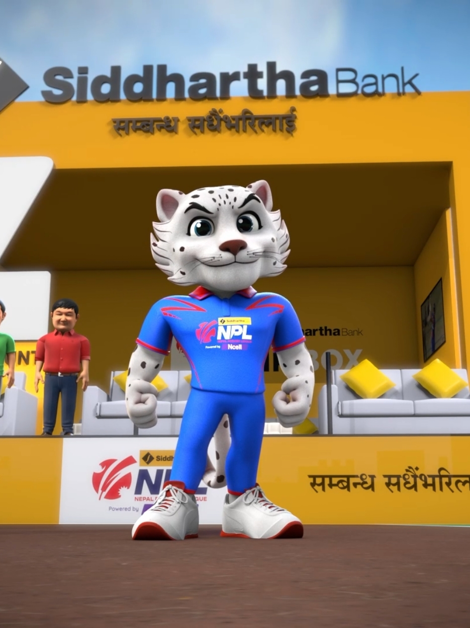 𝓙𝓮𝓮𝓽 𝓲𝓼 𝓱𝓮𝓻𝓮! 🐆🏔️  The official mascot for #SBLNPL,  Jeet, a snow leopard, roars for Nepal—strength, speed, and pride unite! ℝ𝕖𝕒𝕕𝕪 𝕗𝕠𝕣 𝕥𝕙𝕖 𝕓𝕚𝕘 𝕝𝕖𝕒𝕡, ℕ𝕖𝕡𝕒𝕝?🇳🇵 #HamroJeet | #NepalCricket 