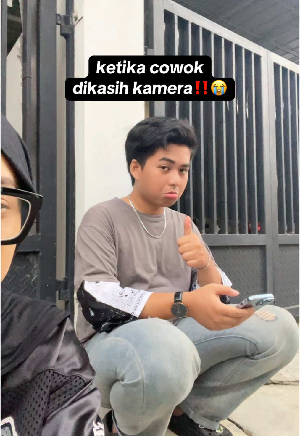 sama sama kocakk @kaice ✮ @zidane #ziandkai #couplegoals #couplecomedy #coupletiktok #coupletiktok #funnycouple 