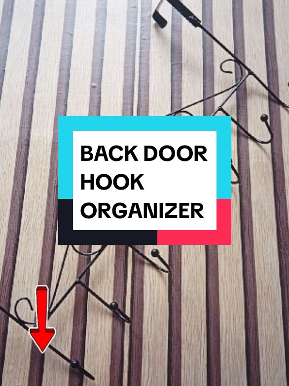 Back Door Hook Organizer  #TikTokShopOnTrend #tiktokshoptrend #backdoor #backdoorhook #hookorganizer #organizer #hanger #doorhook #homedecor 