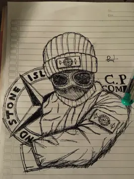 cuma gabut,,#drawing ,#stoneisland #casual #menggambar 