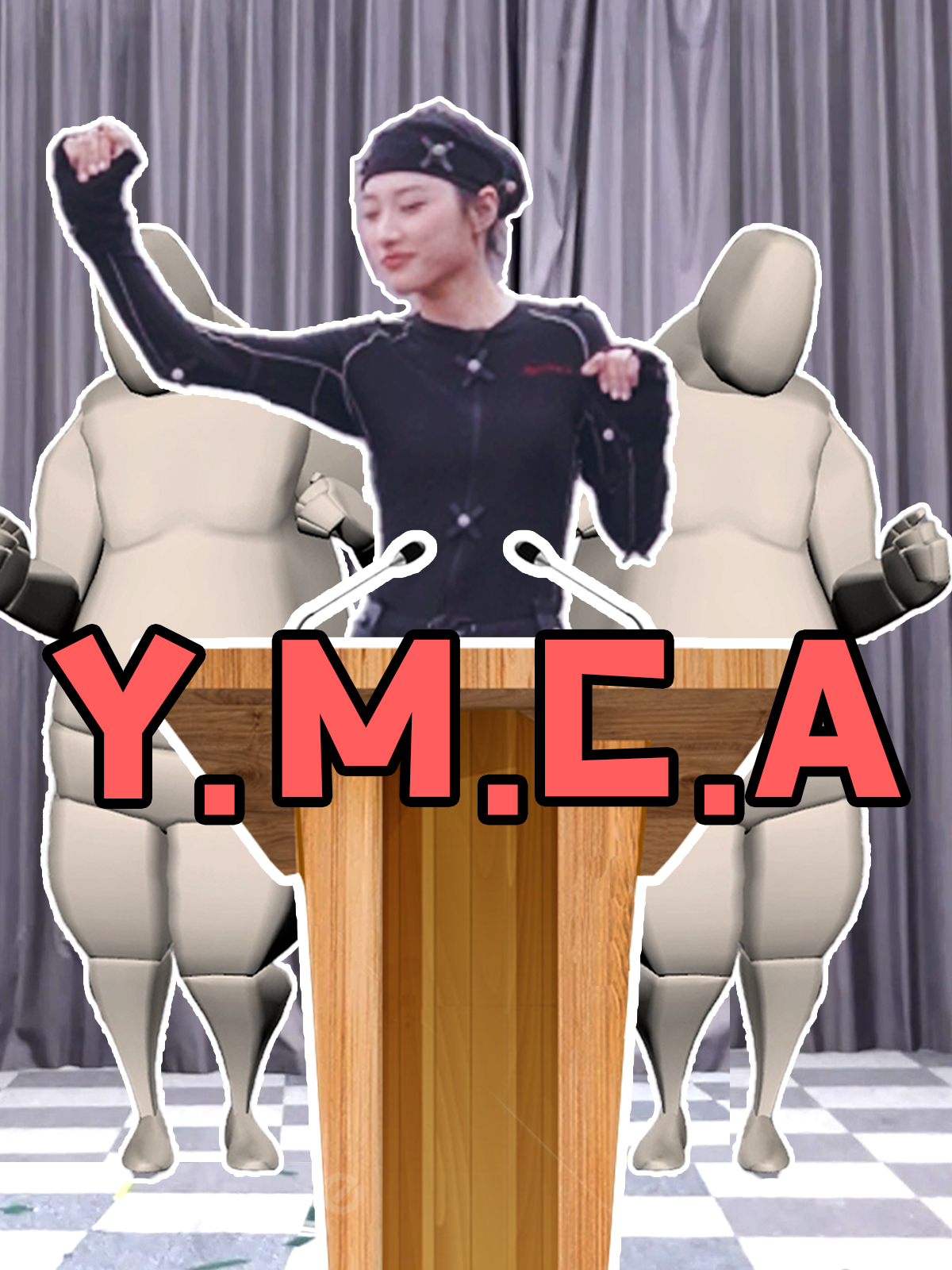 well...seems like this song will stuck in my head for a while | YMCA dance#motioncapture #performance #dance #ymca