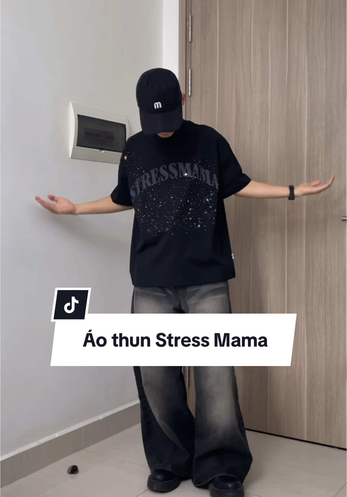 Áo thun Stress Mama #aothun #stressmama #khoinguyenreview #outfit 