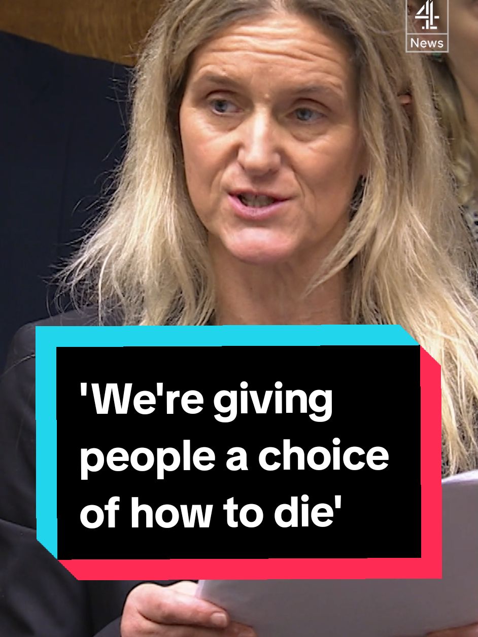 MPs are debating a bill to legalise assisted dying in England and Wales. Kim Leadbeater brought the measure to Parliament and said it is her job to address complex issues and make difficult decisions. #AssistedDying #Politics #UKNews #C4News #channel4news 