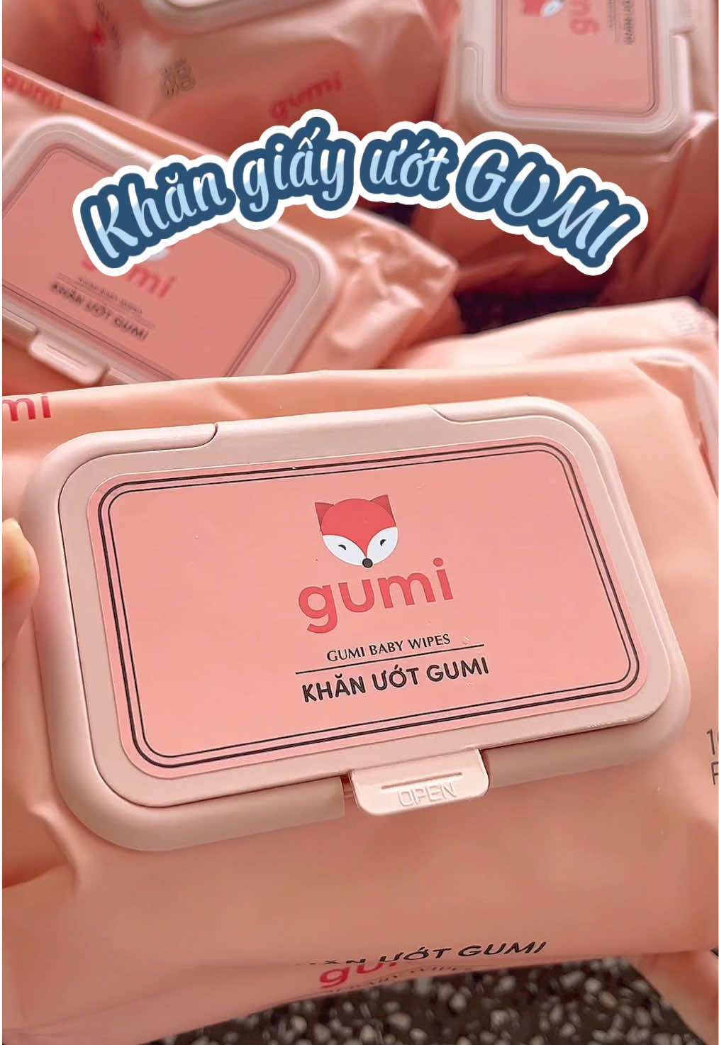 Nhà GUMi về khoảng khăn giấy ướt, khăn giấy khô thì các mẹ yên tâm rồi ha quá là chất lượng luôn#xuhuong #khiutlamme 